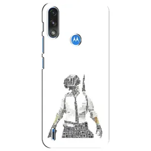 Чохол з картинкою "Герой Pubg" на Motorola E7 Power (З літер)