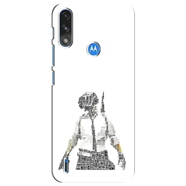 Чехол с рисунком «Из букв» для Motorola E7 Power Чехол с рисунком «Из букв» для Motorola E7 Power