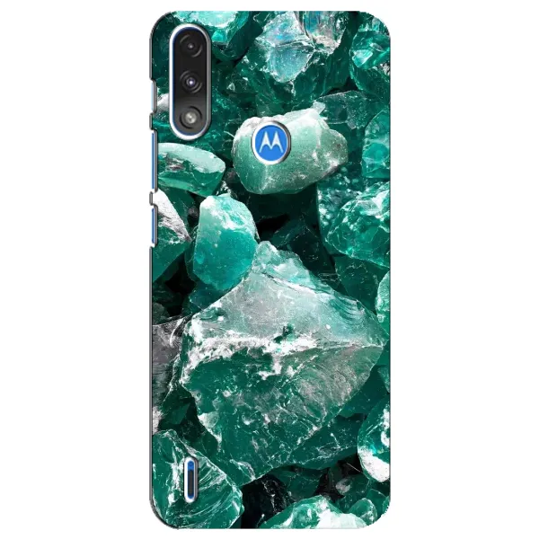 Чехол с рисунком «Изумруд» для Motorola E7 Power