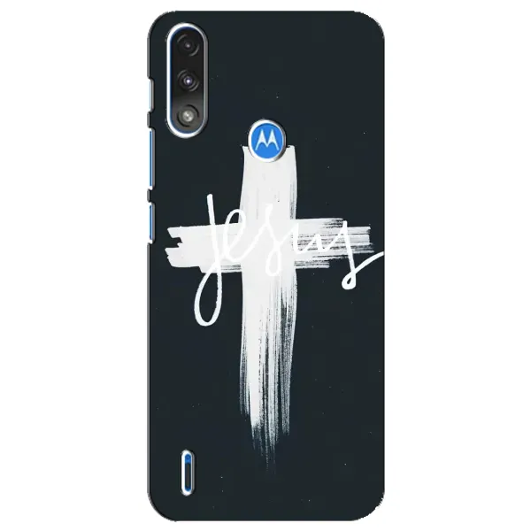 Чехол с рисунком «Jesus» для Motorola E7 Power Чехол с рисунком «Jesus» для Motorola E7 Power