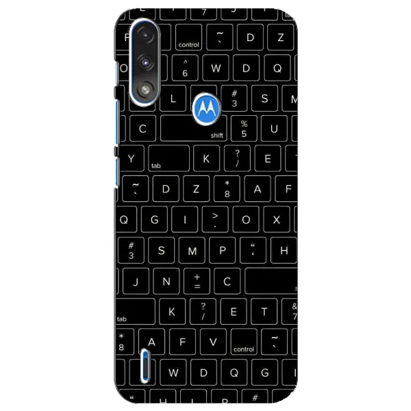 Чехол с рисунком «Клавиатура» для Motorola E7 Power Чехол с рисунком «Клавиатура» для Motorola E7 Power