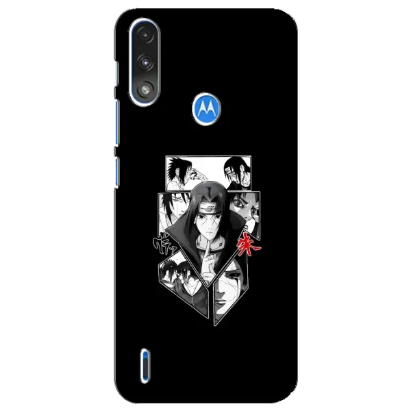 Чехол с рисунком «Коллаж Итачи» для Motorola E7 Power