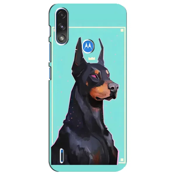 Чехол с рисунком «Король доберман» для Motorola E7 Power Чехол с рисунком «Король доберман» для Motorola E7 Power