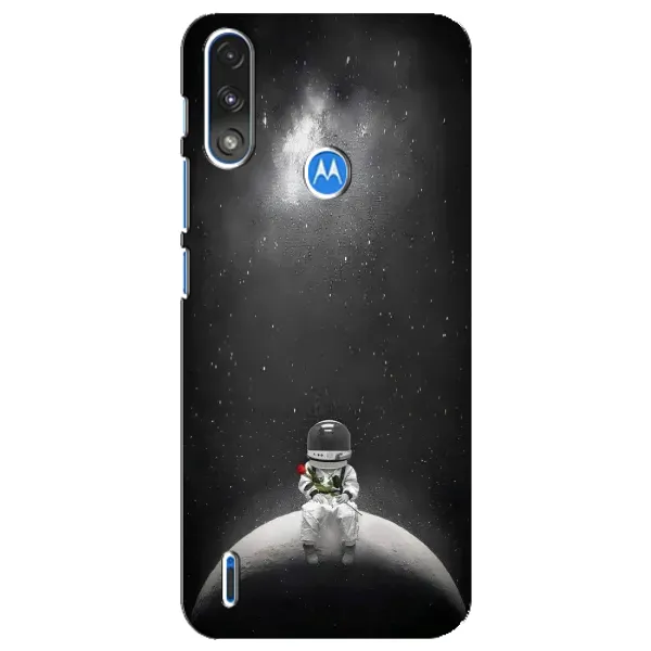 Чехол с рисунком «Космонавт романтик» для Motorola E7 Power