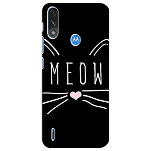 Бампер с изображением Котиков для Моторола Мото е7і / е7 павер (КОТИК MEOW)