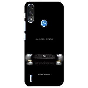 Чехлы с тематикой "Крутые машины" на Motorola E7 Power (Черный Land Rover)