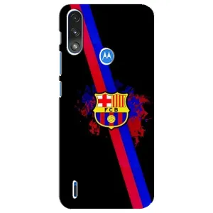 Чехол для Motorola E7 Power (Барселона) (Лого Барсы)