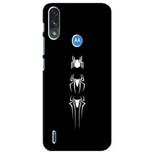 Чехол Супергерой Человека Паука на Motorola E7 Power (Лого паука)