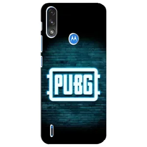 Чохол (TPU) з картинкою "Лого Пабг" на Моторола Мото е7і / е7 павер (Лого PUBG)