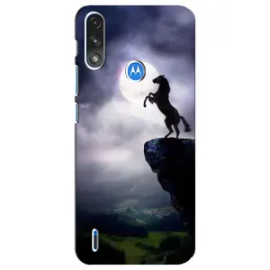 Чохли з зображенням різних тварин на Motorola E7 Power (Кінь)