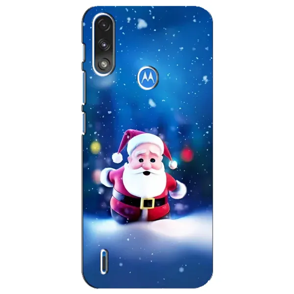 Чехол с рисунком «Маленький Дед Мороз» для Motorola E7 Power