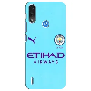 Силиконовые Чехлы принт Футбол на Motorola E7 Power (Man City)