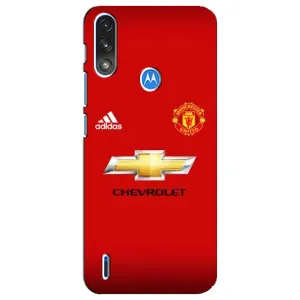 Силиконовые Чехлы принт Футбол на Motorola E7 Power (Man United)