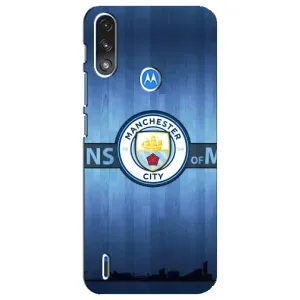 Силиконовые Чехлы принт Футбол на Motorola E7 Power (ManCity)