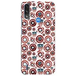 Чехол с Щитом Капитана Америки на Motorola E7 Power (Марвел щиты)