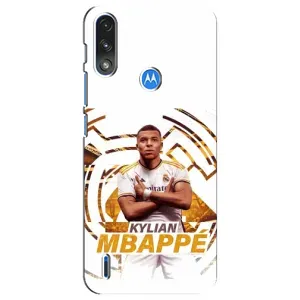 Чехол (TPU) с Футболистом на Motorola E7 Power (Мбаппе Реал)