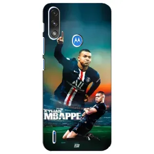 Чехол (TPU) с Футболистом на Motorola E7 Power (MBAPPE)