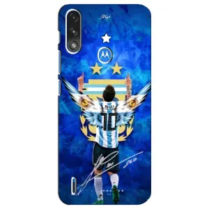 Чехлы Лео Месси Аргентина для Motorola E7 Power (Месси Аргентина)