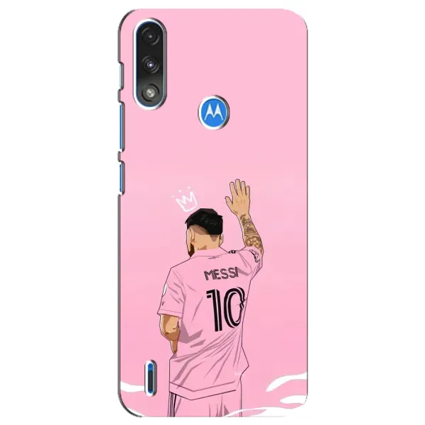Чехол с рисунком «Месси Маями» для Motorola E7 Power
