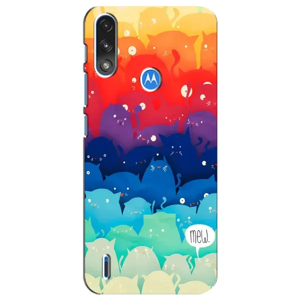 Чехол с рисунком «Mew» для Motorola E7 Power