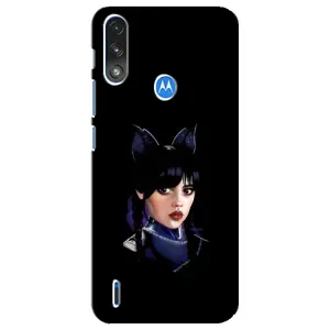 Чехлы с принтом Уэнсдей на Motorola E7 Power (Милая Уэнсдей)