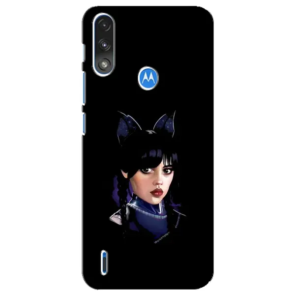Чехол с рисунком «Милая Уэнсдей» для Motorola E7 Power
