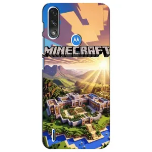 Чохол майнкрафт для Motorola E7 Power (MINECRAFT)