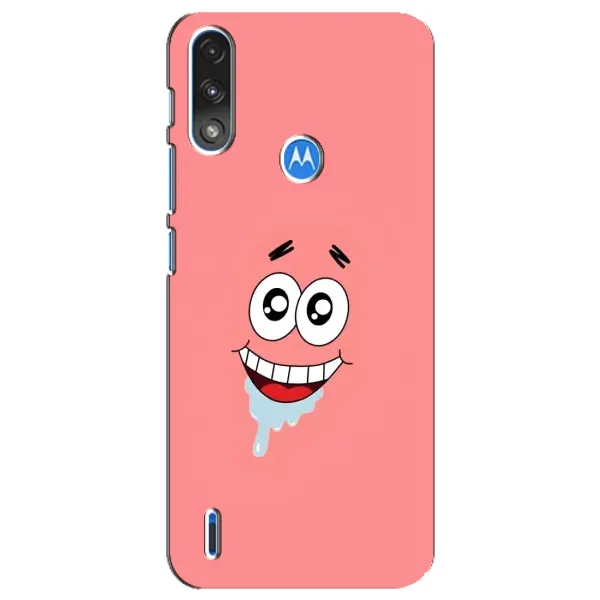 Чехол с рисунком «Мордочка Патрика» для Motorola E7 Power