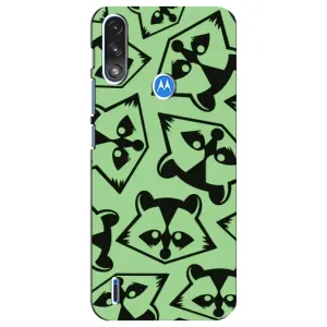 Силіконовий Чохол з Энотами на Motorola E7 Power (Мордочки Єнота)