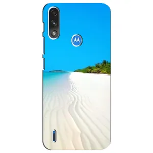 Літній Чохол на Motorola E7 Power (Море пісок)
