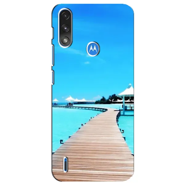 Чехол с рисунком «Набережная» для Motorola E7 Power Чехол с рисунком «Набережная» для Motorola E7 Power