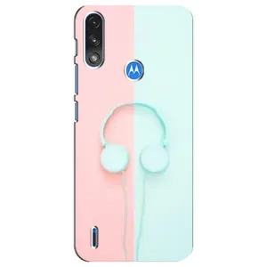 Дівчачий Чохол для Motorola E7 Power (Навушники)