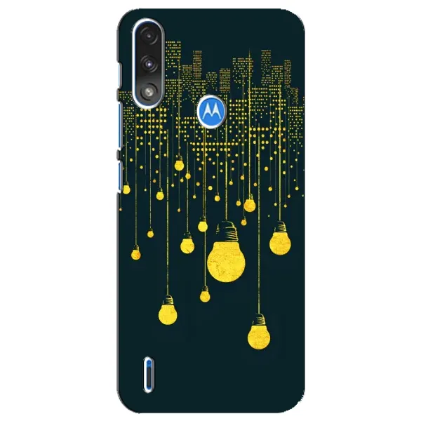 Чехол с рисунком «Ночной город» для Motorola E7 Power