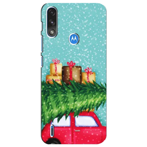 Чехол с рисунком «Новогодние подарки» для Motorola E7 Power Чехол с рисунком «Новогодние подарки» для Motorola E7 Power