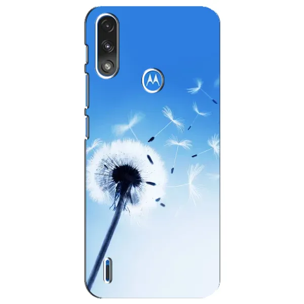 Чехол с рисунком «Одуванчик на голубом» для Motorola E7 Power Чехол с рисунком «Одуванчик на голубом» для Motorola E7 Power