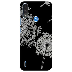 Силиконовый Чехол с одуванчиками на Motorola E7 Power (Одуванчики)