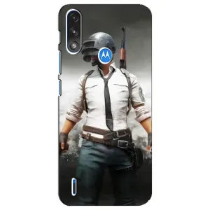 Чохол з картинкою "Герой Pubg" на Motorola E7 Power (Пабг)