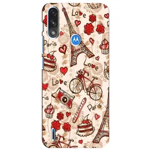 Чехол с Эйфелевой башней на Motorola E7 Power (Париж мечта)