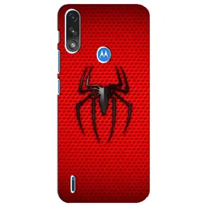 Чехол Супергерой Человека Паука на Motorola E7 Power (Паук марвел)
