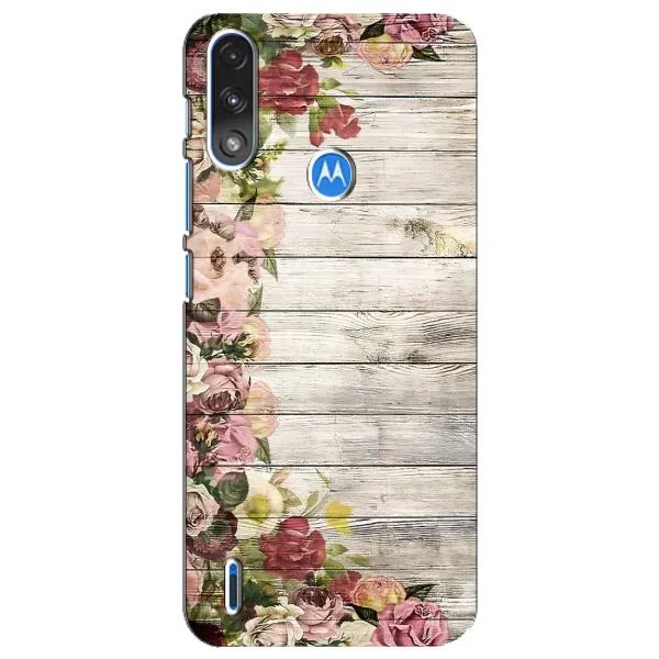 Чехол с рисунком «Плетущиеся цветы» для Motorola E7 Power Чехол с рисунком «Плетущиеся цветы» для Motorola E7 Power