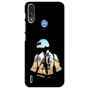 Чохол з картинкою "Герой Pubg" на Motorola E7 Power (Пубг мен)