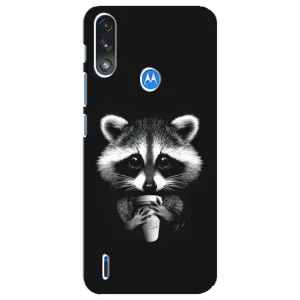 Силіконовий Чохол з Энотами на Motorola E7 Power (З кавою)