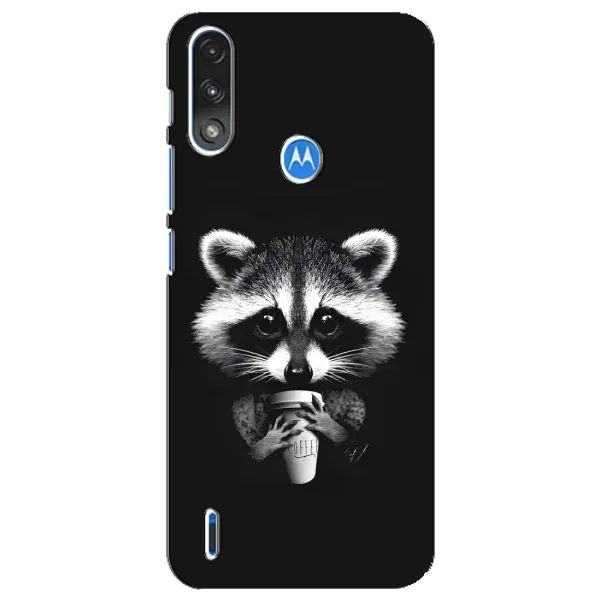 Чехол с рисунком «С кофем» для Motorola E7 Power Чехол с рисунком «С кофем» для Motorola E7 Power