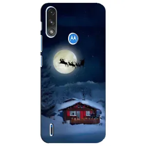 Чехол Санта Клаус для Motorola E7 Power (Санта)