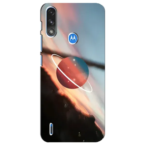 Чехол с рисунком «Сатурн» для Motorola E7 Power Чехол с рисунком «Сатурн» для Motorola E7 Power