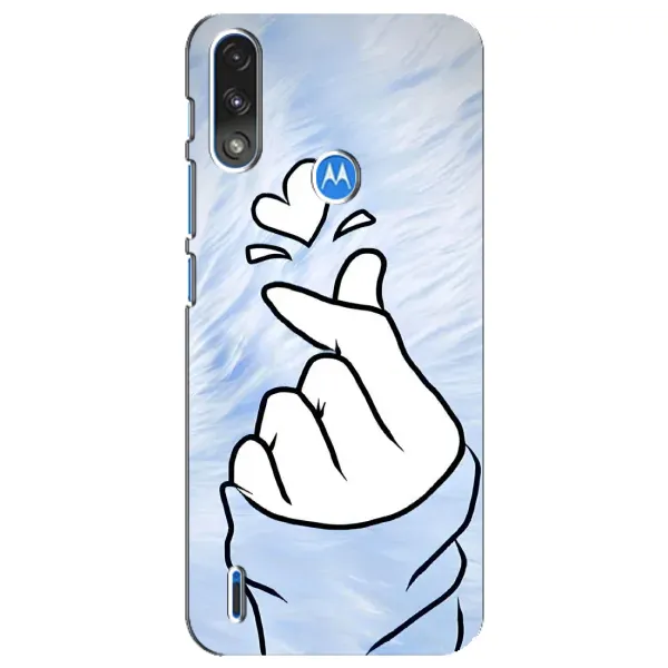 Чехол с рисунком «Сердечка знак» для Motorola E7 Power Чехол с рисунком «Сердечка знак» для Motorola E7 Power