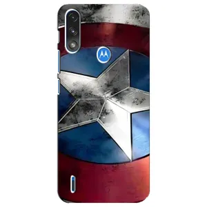 Чехол с Щитом Капитана Америки на Motorola E7 Power (Щит Капитана Америки)