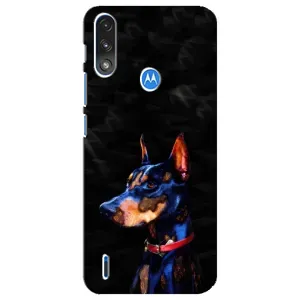 Бампер для Motorola E7 Power з картинкою "Песики" (Собака Мопсік)