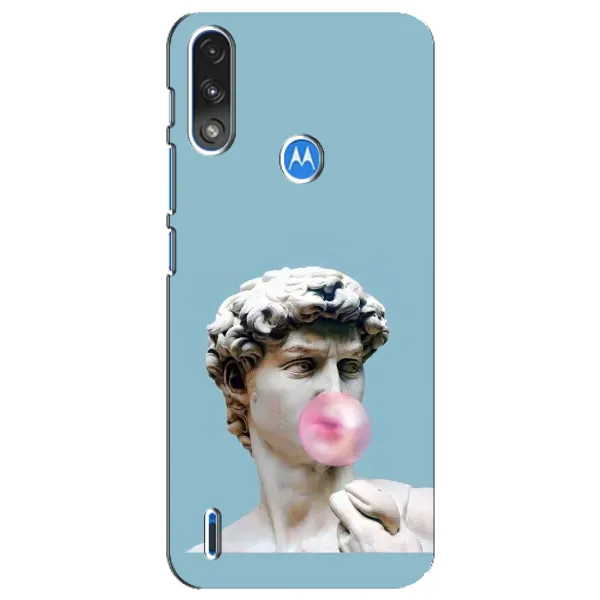 Чехол с рисунком «Статуя Давида» для Motorola E7 Power Чехол с рисунком «Статуя Давида» для Motorola E7 Power