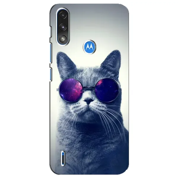 Чехол с рисунком «Стильный КОТ» для Motorola E7 Power Чехол с рисунком «Стильный КОТ» для Motorola E7 Power